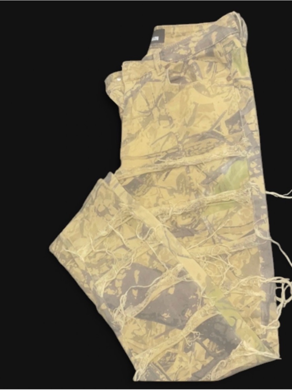Men's Camouflage Tactical Jeans - Tan Camo
